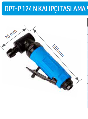 OPT 124-N HAVALI KALIPÇI TAŞLAMA 