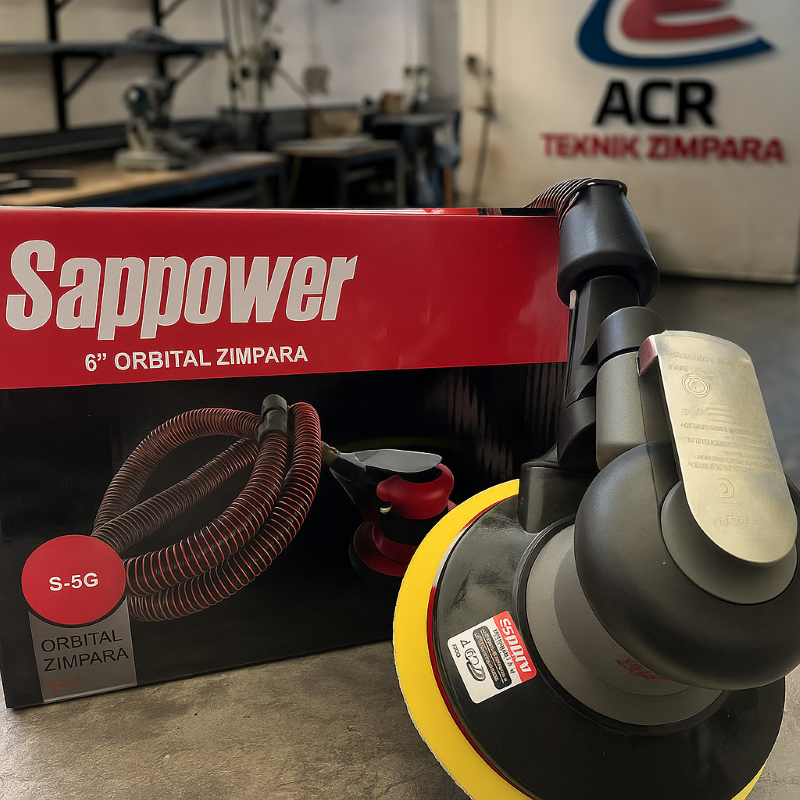 Sappower Havalı Orbital Zımpara Makinesi 